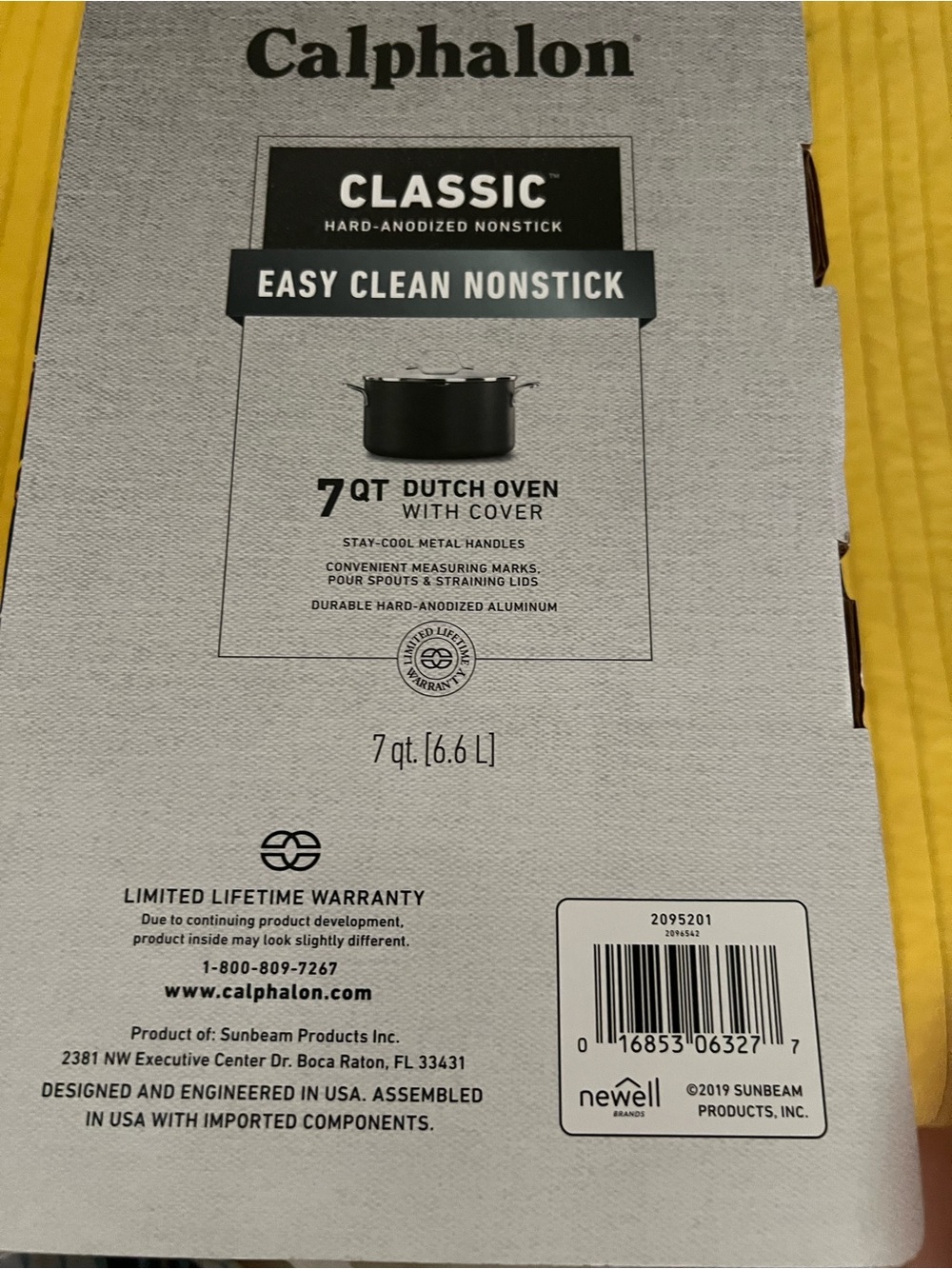 Calphalon Classic easy clean nonstick 7qt Dutch oven